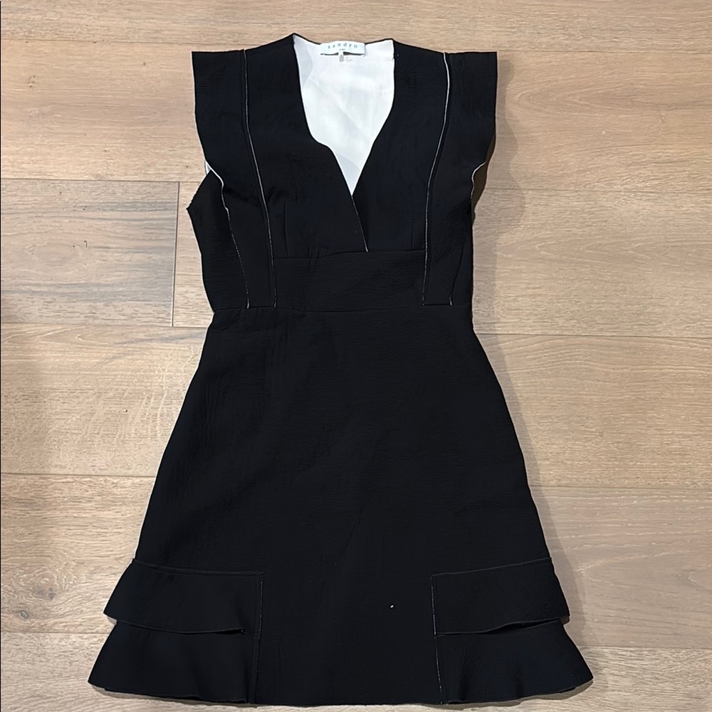 Sandro Black Dress